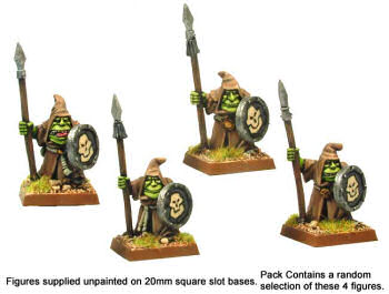 Shadow goblins with spears